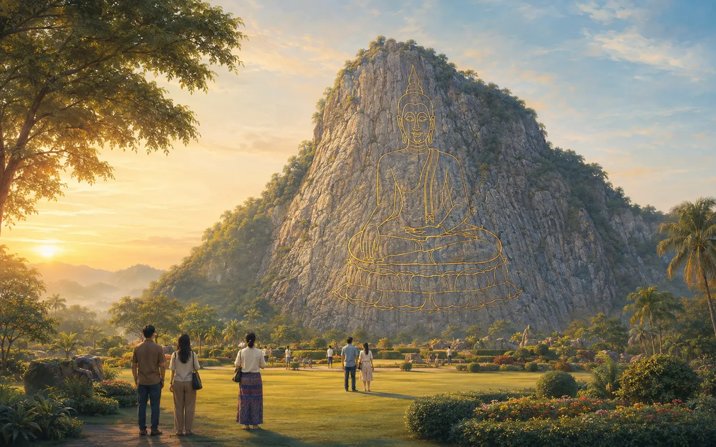 ภาพประกอบบทความ เขาชีจรรย์ตอนเช้า: ดูพื้นที่ใหญ่ด้วยจังหวะที่เบาลง