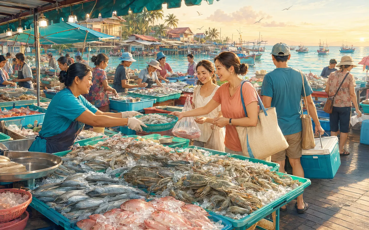 ภาพประกอบบทความ นาเกล้าเช้าเดียว: ตลาด ปลา และบทสนทนากับเมืองเก่า